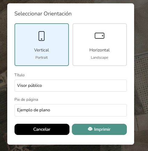 Imagen de la herramienta de impresión